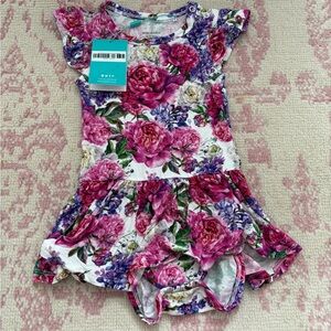 Posh Peanut Pink and Purple Floral Twirl
